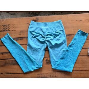 ALPHALETE amplify ombré ocean women's medium leggings workout pants